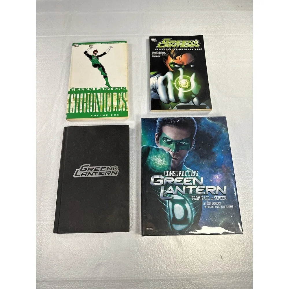Green Lantern Graphic Novel Lot of 4 | Chronicles Vol 1, Rebirth, Movie Books‎